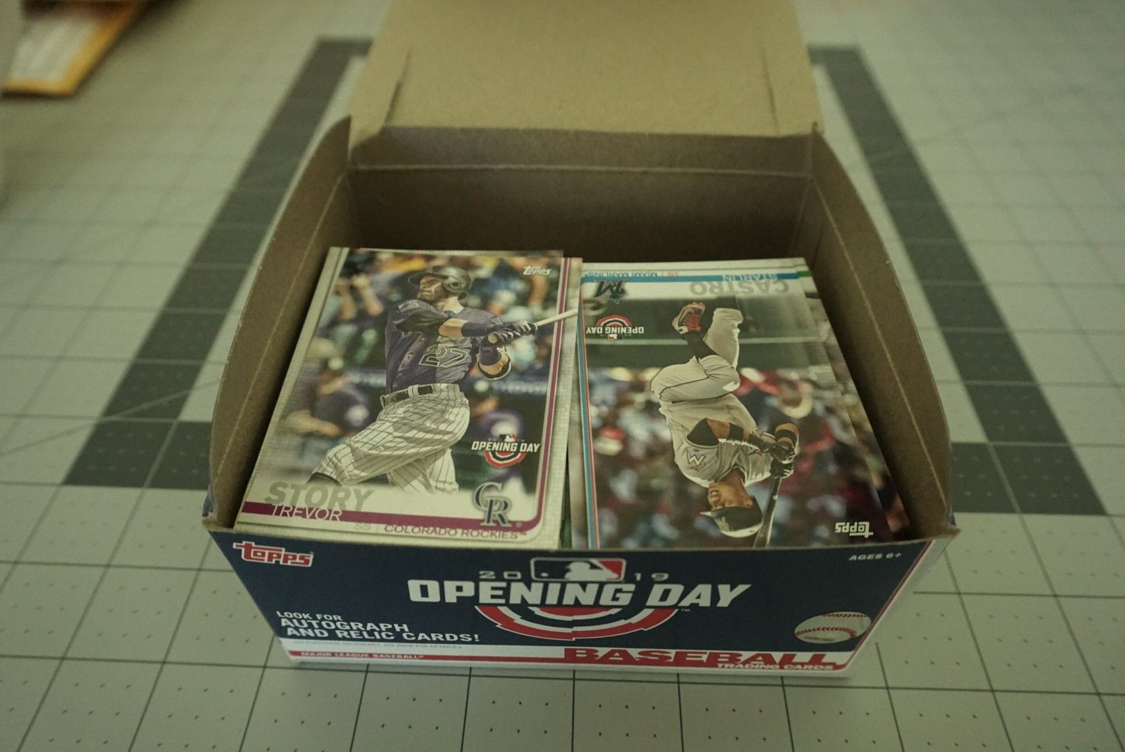 2019 Topps baseball opening day card lot 200+ cards