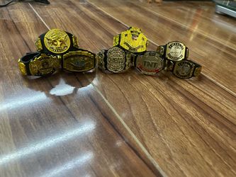 WWE AEW WCW ELITE UNRIVALED ULTIMATE SUPREME FIGURE BELTS