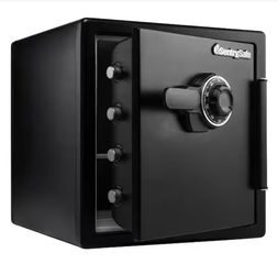 Black fireproof/waterproof safe