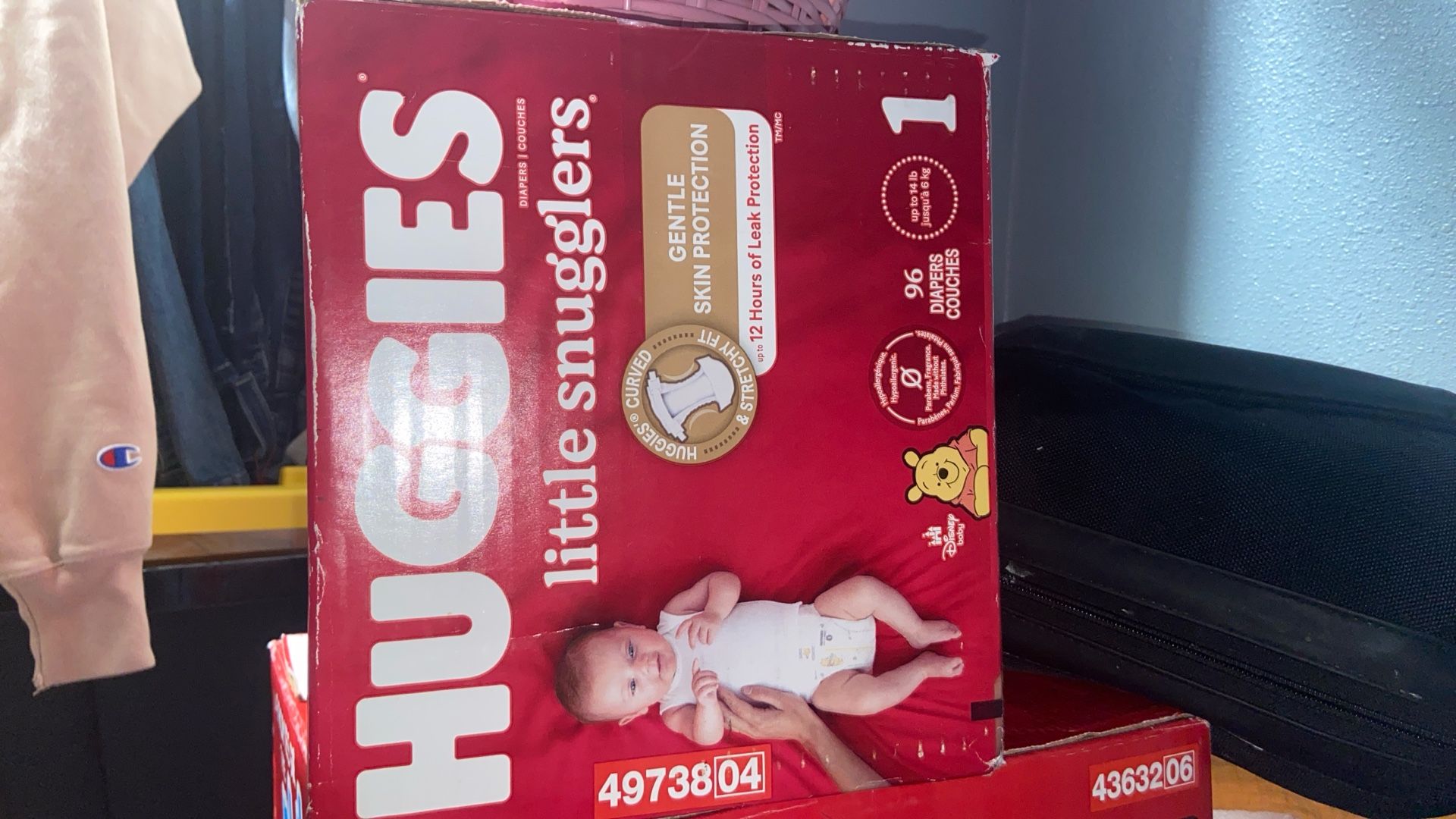 Size 1 Huggies Diapers 96 Count