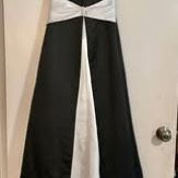 Black & White Bridesmaid or Prom Dress Size 4