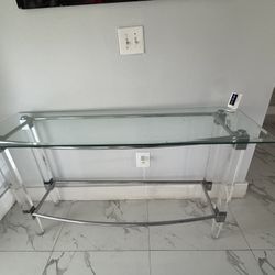 Glass Console Table