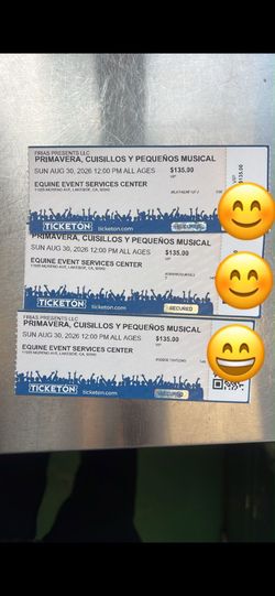 2 VIP TICKETS