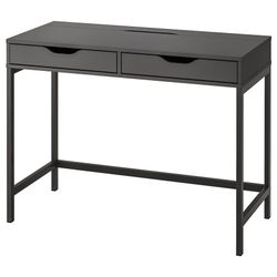 Grey IKEA Desk