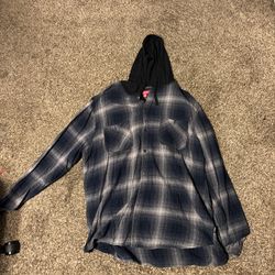 Union bay flannel hoodie
