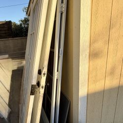 French Glass Doors With Screen