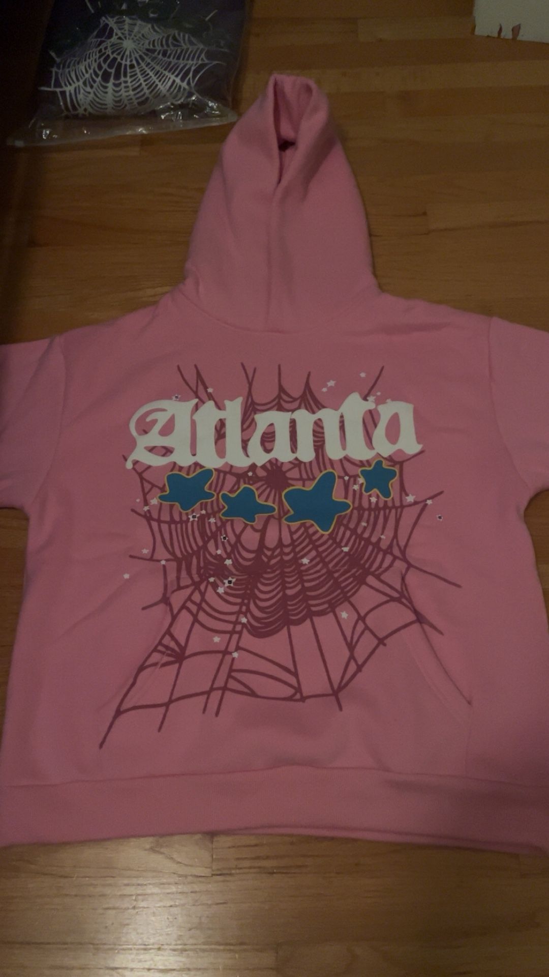 Atlanta Pink sp5der hoodie