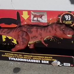 NEW Jurassic Classic T. Rex with Roaring Sounds 
