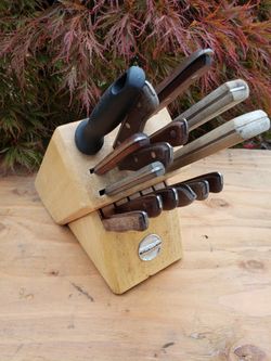 Kitchen Knives With Holder