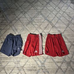 mens shorts adidas , new balance , small