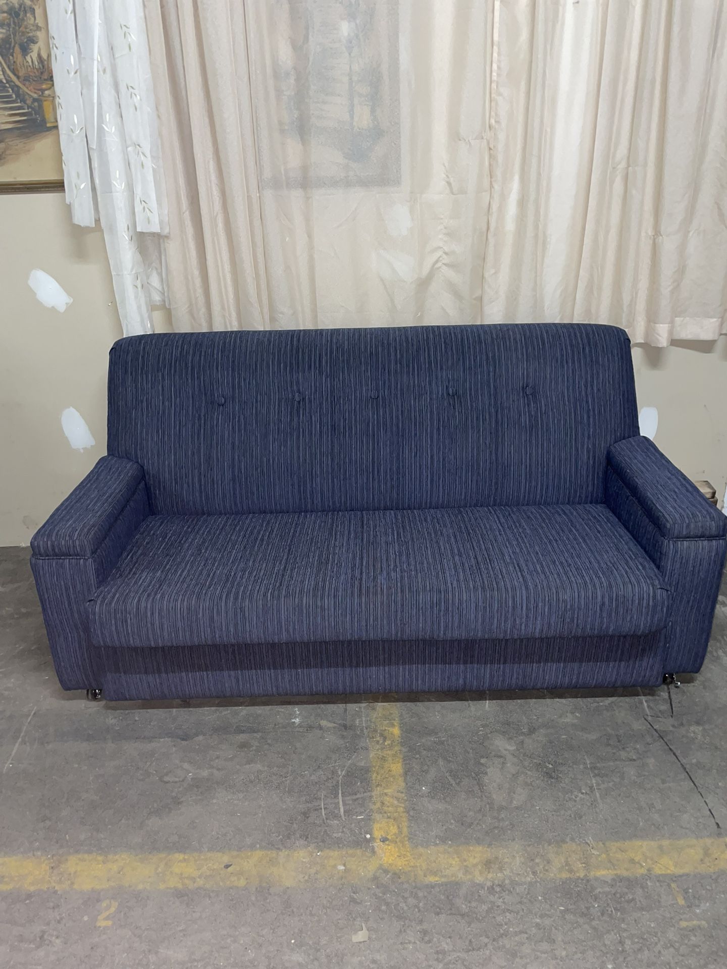 Blue Sofa Bed