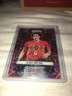 Panini Prizm 2018 World Cup Axel Witsel. (Perfect corners)