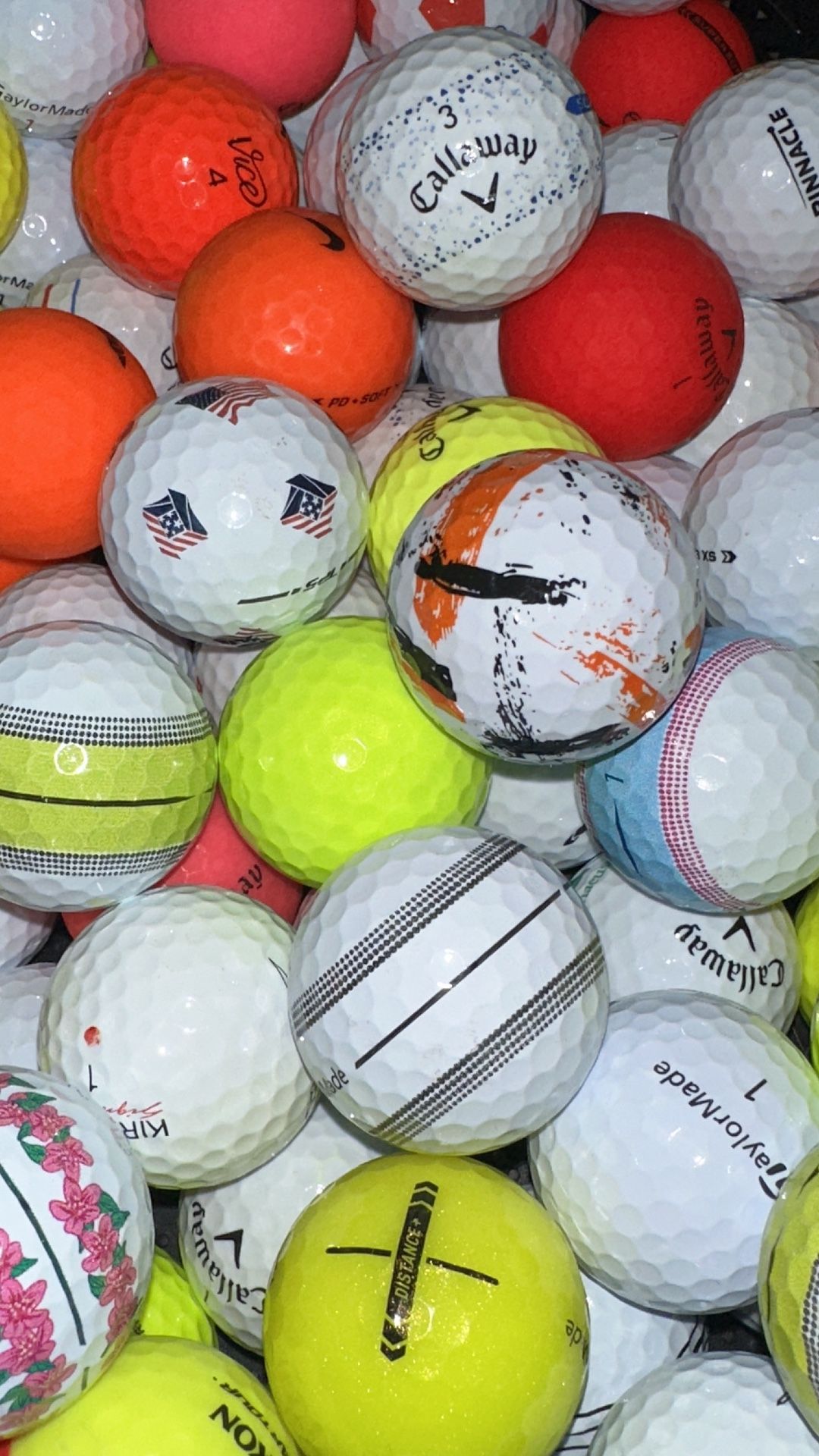Graded Golf Balls