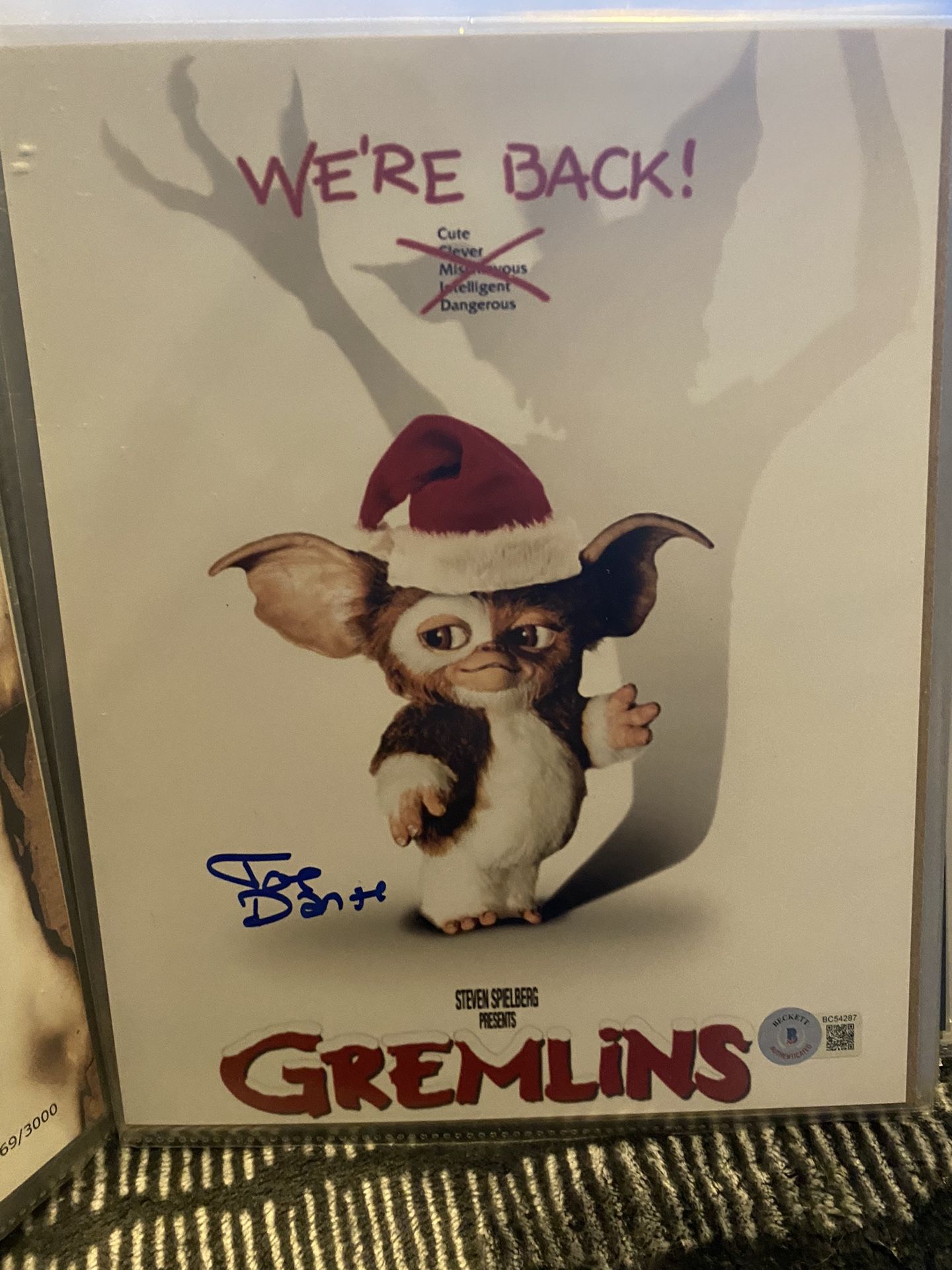 Autograph Dante, Joe (Director) Gremlins