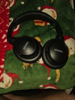 Beribes Wireless Bluetooth Over-Ear Headphones - Black