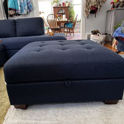 Large Storage Ottoman