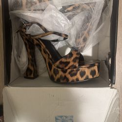 Fashion Nova Cheetah Heels 
