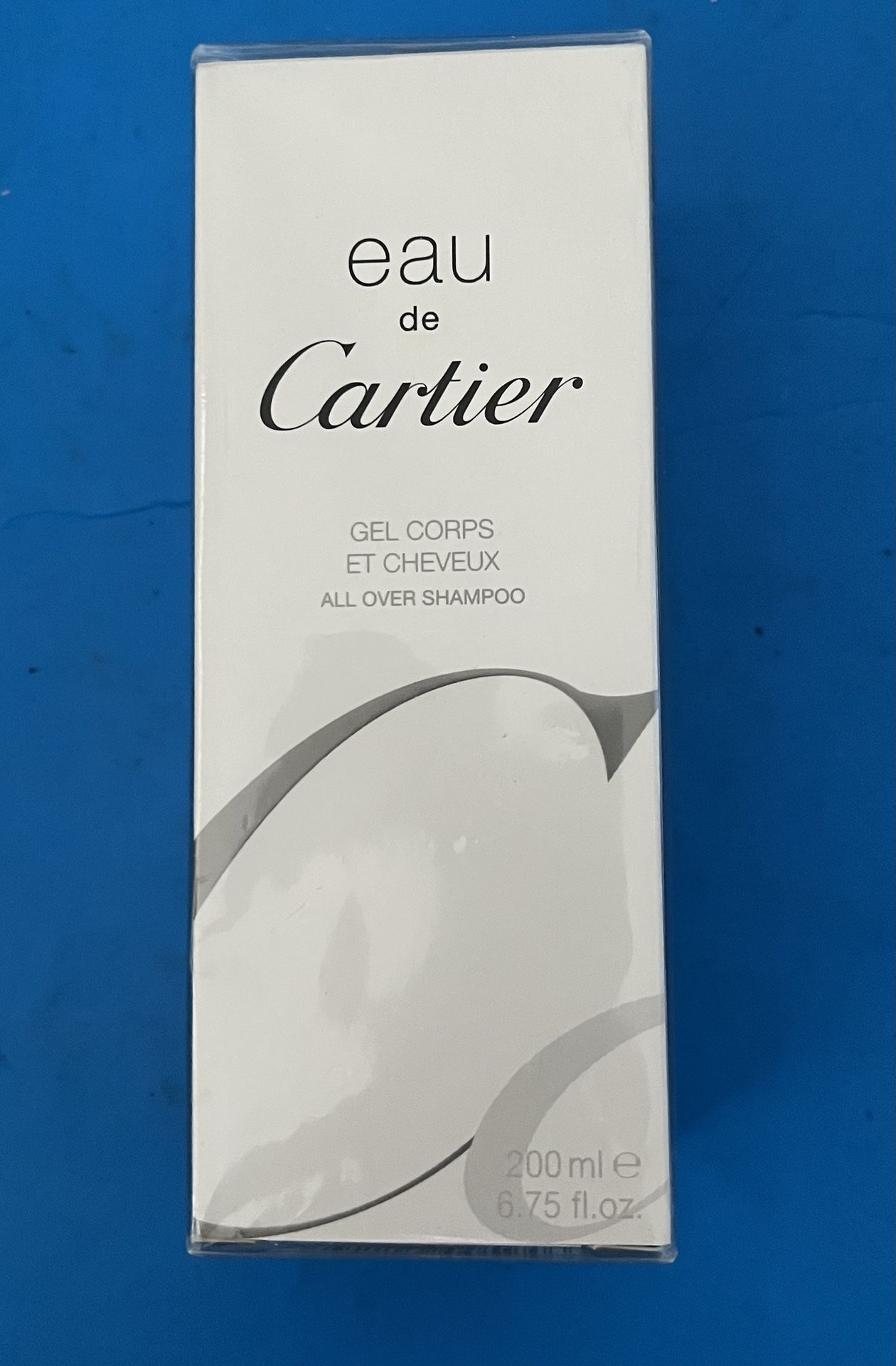 Brand new Eau de Cartier Gel Corps Et Cheveux All Over Shampoo 6.75oz Pls Read