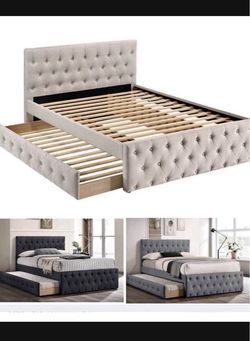 Full Bed with twin not including mattress