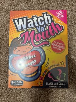 Watch Ya' Mouth Mouthguard Party Game (Pick Up Only)