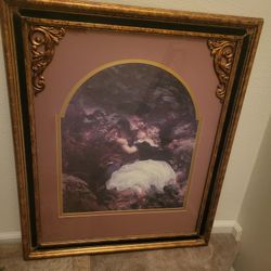 Beautiful 35" x 29" Vanguard Studios Victorian Style Framed Wall Art Decor - Like-New 