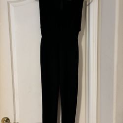 NASTY GAL BLACK JUMPSUIT (M) 