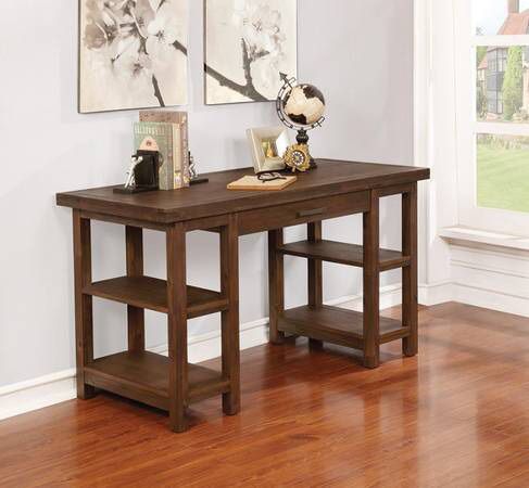 Rustic Desk with Open Shelves ONLY $299- SALE! Best Prices!