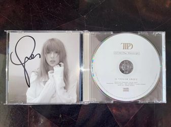 Tortured Poets Department CD + Bonus Track The Manuscript With Hand Signed Photo