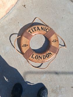 Titanic Life Saver Wall Decor