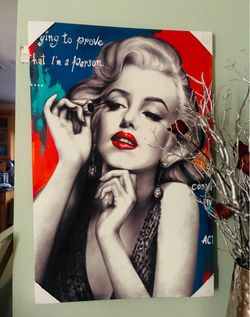 Marilyn Monroe Large Pop Art Canvas Print