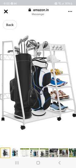 Golf storage cart with wheels new in box pick up in pomona $60