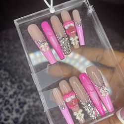 Handmade Acrylic Press-On Nails