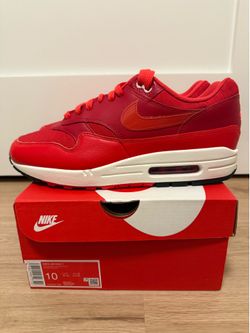 Nike Air Max 1 “Gym Red Crimson” Men’s Size 10 HQ3607-687