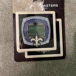 New Orleans Saints 3D StadiumView Coasters Thumbnail