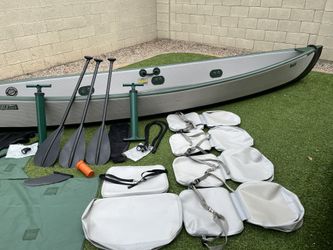 Sea Eagle Canoe Inflatable TC16 Full Package 