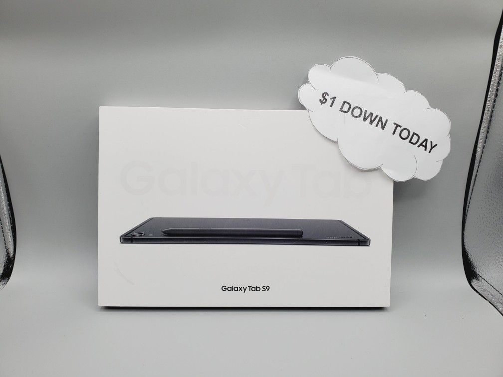 Samsung Galaxy Tab S9 Pay $1 DOWN AVAILABLE - NO CREDIT NEEDED - BLACK FRIDAY DEALS