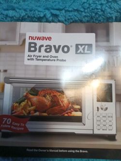 NuWave bravo air fryer and oven with temperature probe