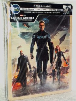 Captain America: The Winter Soldier (4K/Blu-ray, 2019, STEELBOOK) *BESTBUY* Exclusive