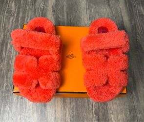 Hermes slides brand new sandals with box and dust cover