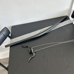 31” Wide MTB Bars 35mm W Brake Levers