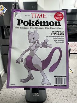 Pokemon Mewtwo Time Magazine Special Edition 25 Years In America