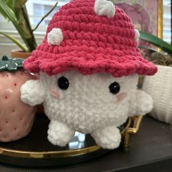 Mushroom Guy Crochet Plush