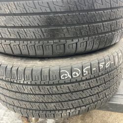 225-50-17. Pair Tires Goodyear 