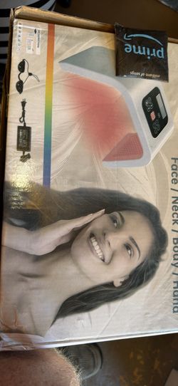 Led Face Mask, Light Therapy, Face, Neck, Body Hand Box Little Rough Button