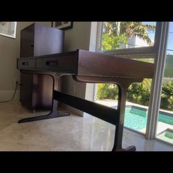 Brazilian Cherry Wood Architect Desk