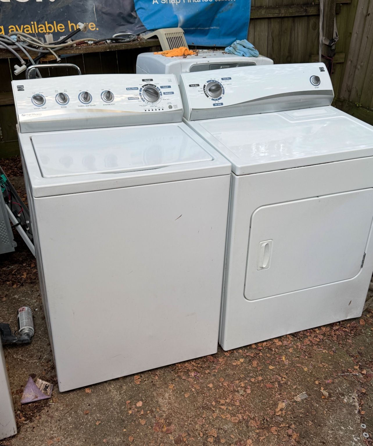 Kenmore Washer Dryer Set Electric