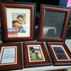 Quality Wood Picture Frames, Bundle 