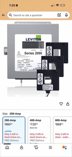 Electric sub meter
