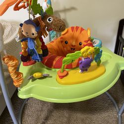 Fisher-Price Tiger Time Jumperoo With Music, Lights, -and Sounds