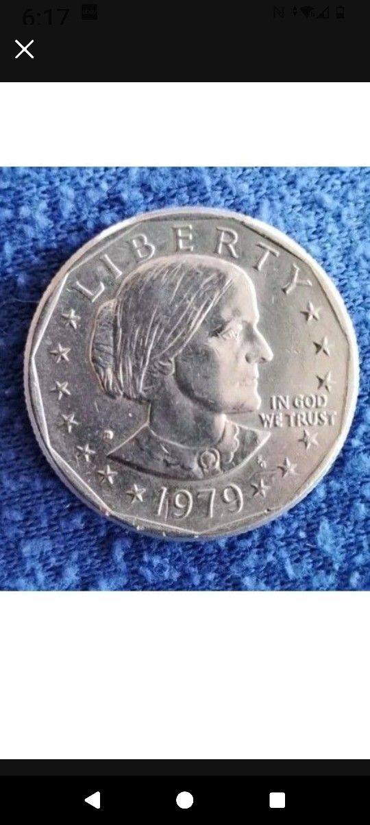 Collectible 1979 Susan B. Anthony One Dollar Coin